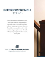 Simpson Interior French Doors